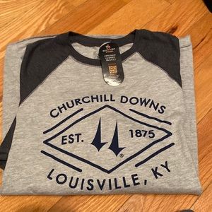 Mens Church-hill Downs long sleeve shirt size medium brand new shirt